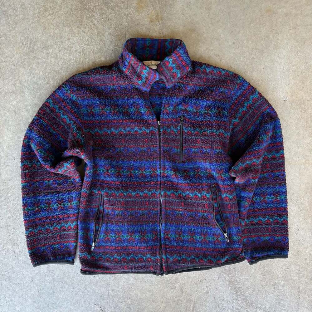 Vintage Aztec Fleece - St. John’s Bay 90s - Size M